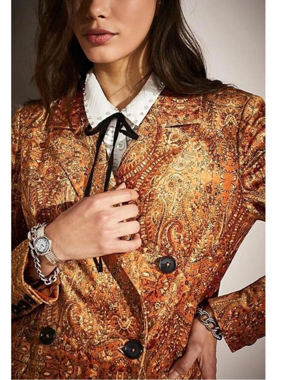 RARE Free People Cosmo Velvet Blazer